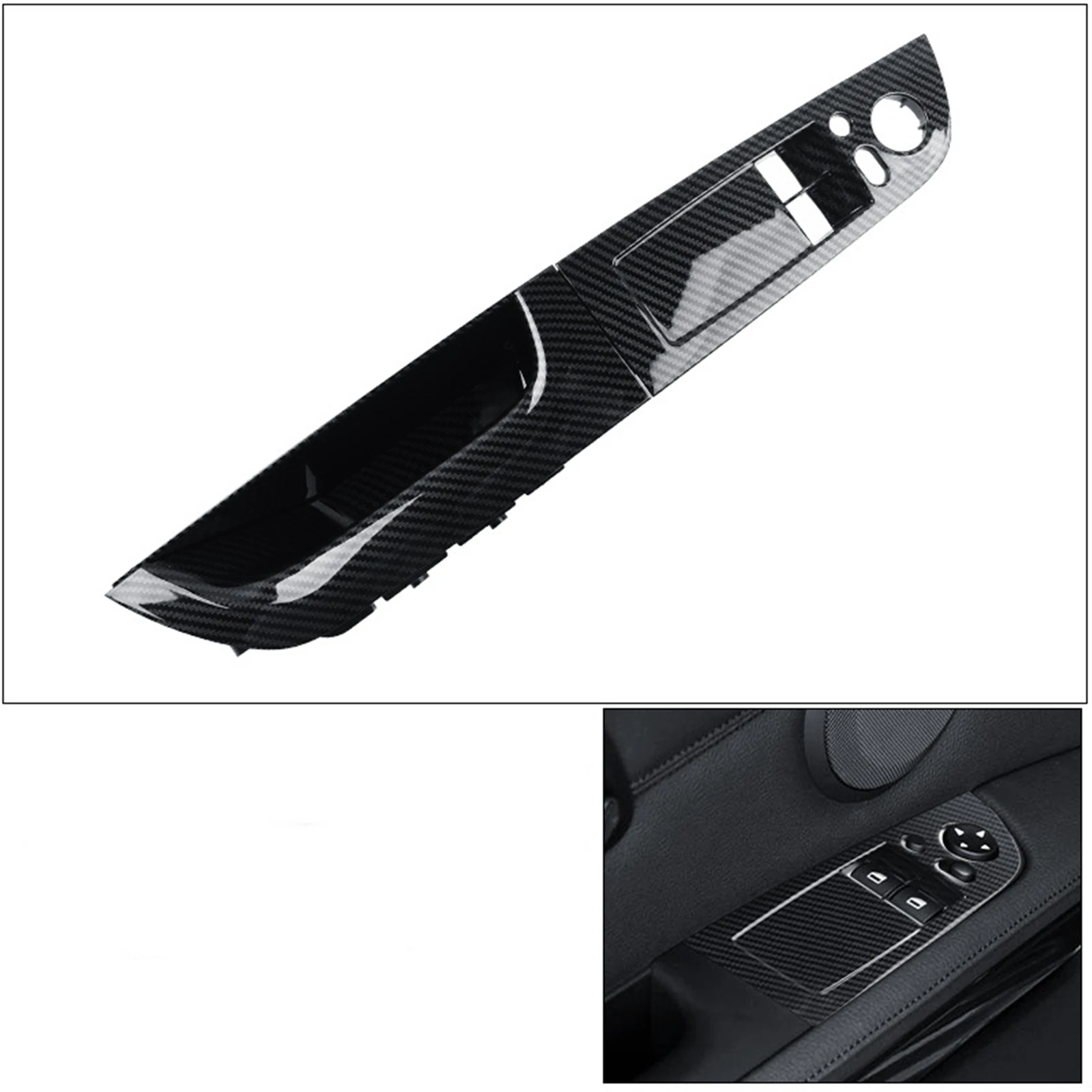 

Внутренняя дверная ручка, панель подъема окна, крышка переключателя, накладка для BMW 3 серии E92 2-дверный купе 2007-2014 гг.