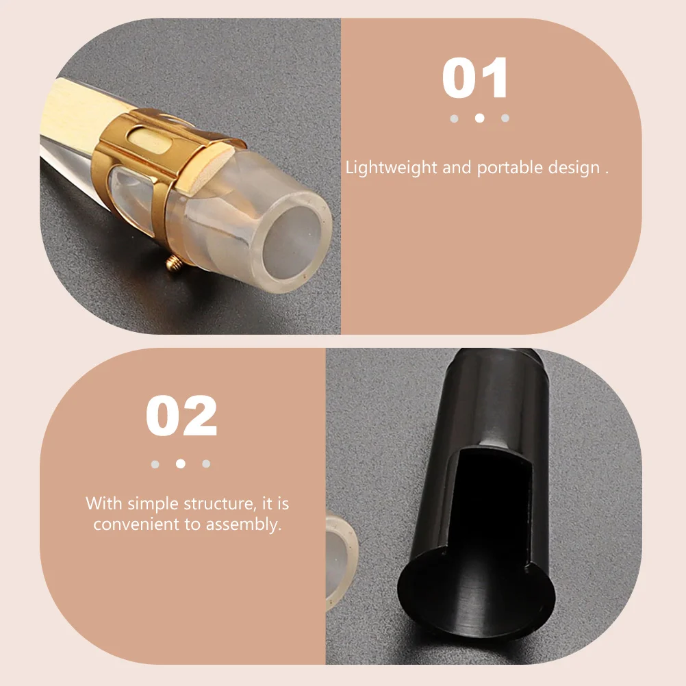 

Alto Saxophone Mouthpiece Kit Cap Accessory Musical Instrument for Metal Accessories