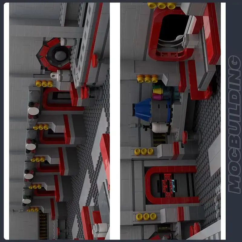 

UCS MOC Building Blocks Dinner Collection Technology Bricks Model Video Games Space Movie Scene Creative Toys Xmas Gifts