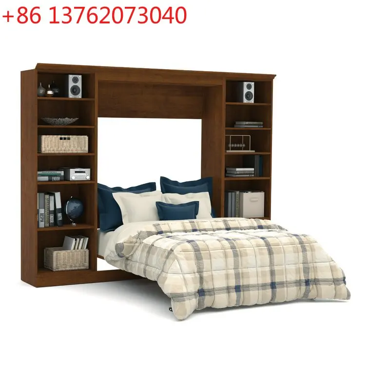 

Современная квартира, домашняя мебель для спальни, вертикальная кровать King Queen Size Murphy, складная настенная кровать