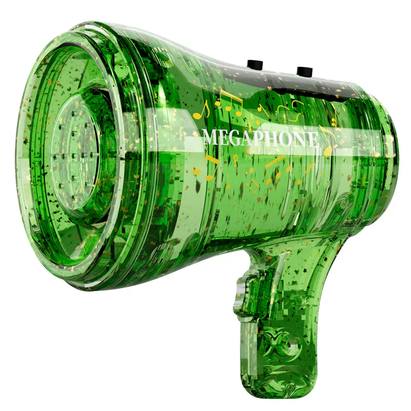 Translucent Mini Speaker Keychain Recording Speaker Creative Cute Schoolbag Pendant Funny Stress Relief Recording Toy