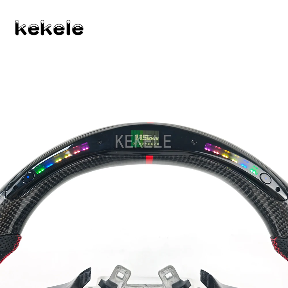 Car Accessories 2012-2016 for Dodge RAM Car Steering Wheel Custom LED Carbon Fiber Steering Wheel