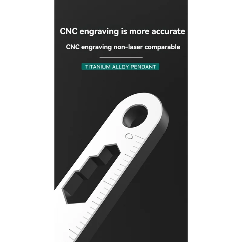 F-T 8 In 1 미니 TC4 티타늄 합금 크로우 바 병따개 졸업 스케일 EDC 야외 도구 다기능 캠핑 장비