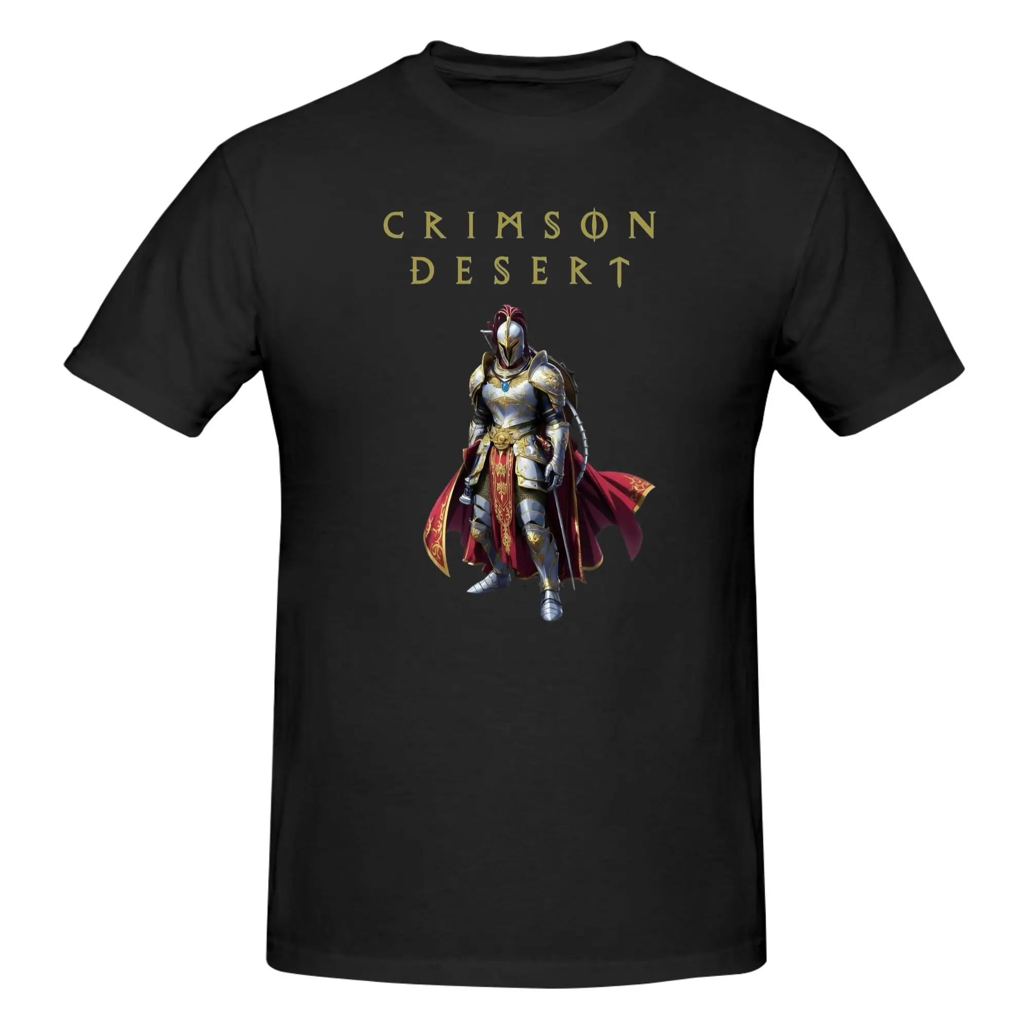 1 Piece Kairos Plate Novelty 100% Cotton T-Shirt Crimson Desert RPG Tops Tees For Men