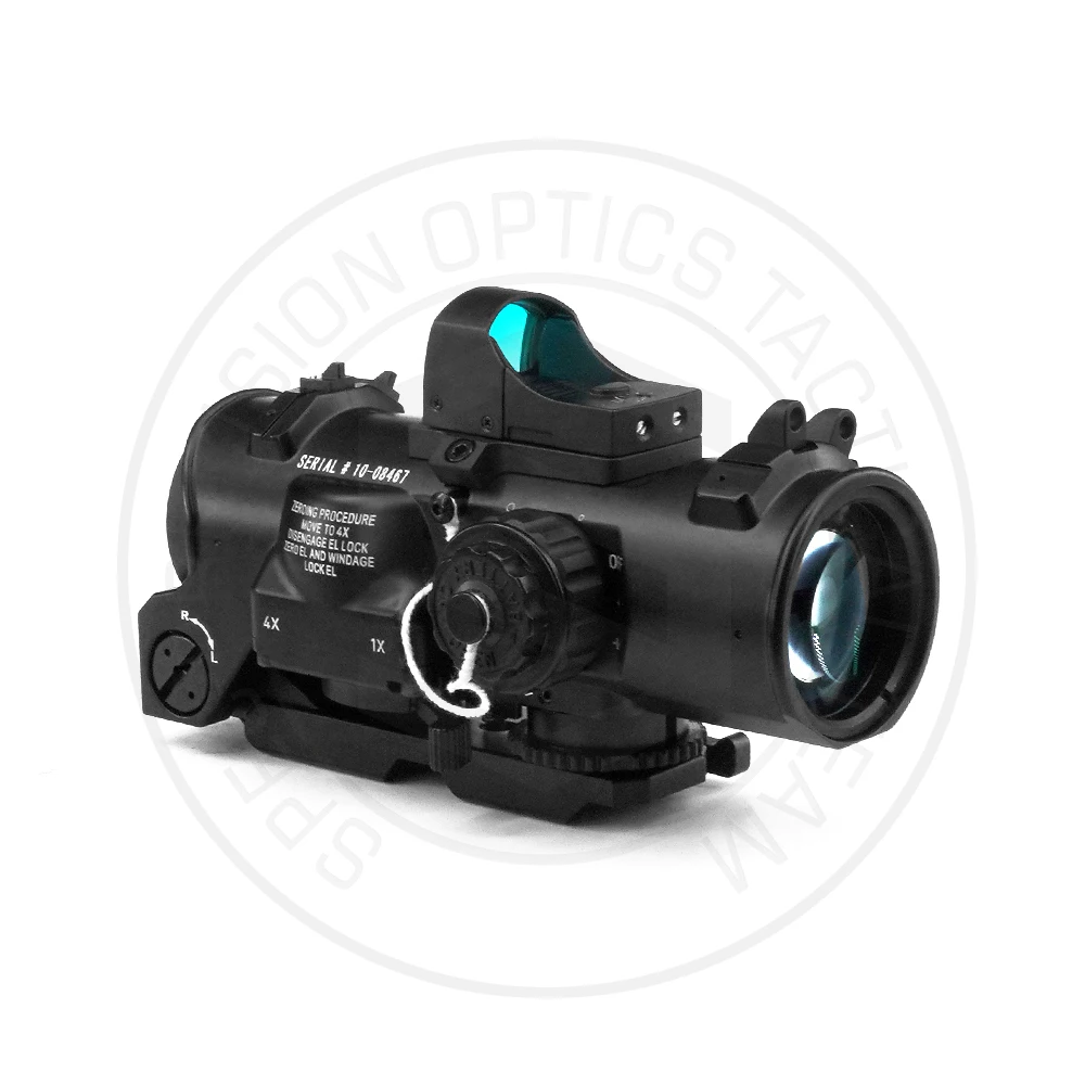 2024 New Dual Role 1-4X DR 1-4X Tactical RifleScope For Airsoft Hunting Gen3 Mil Spec Version With Full Original Markings