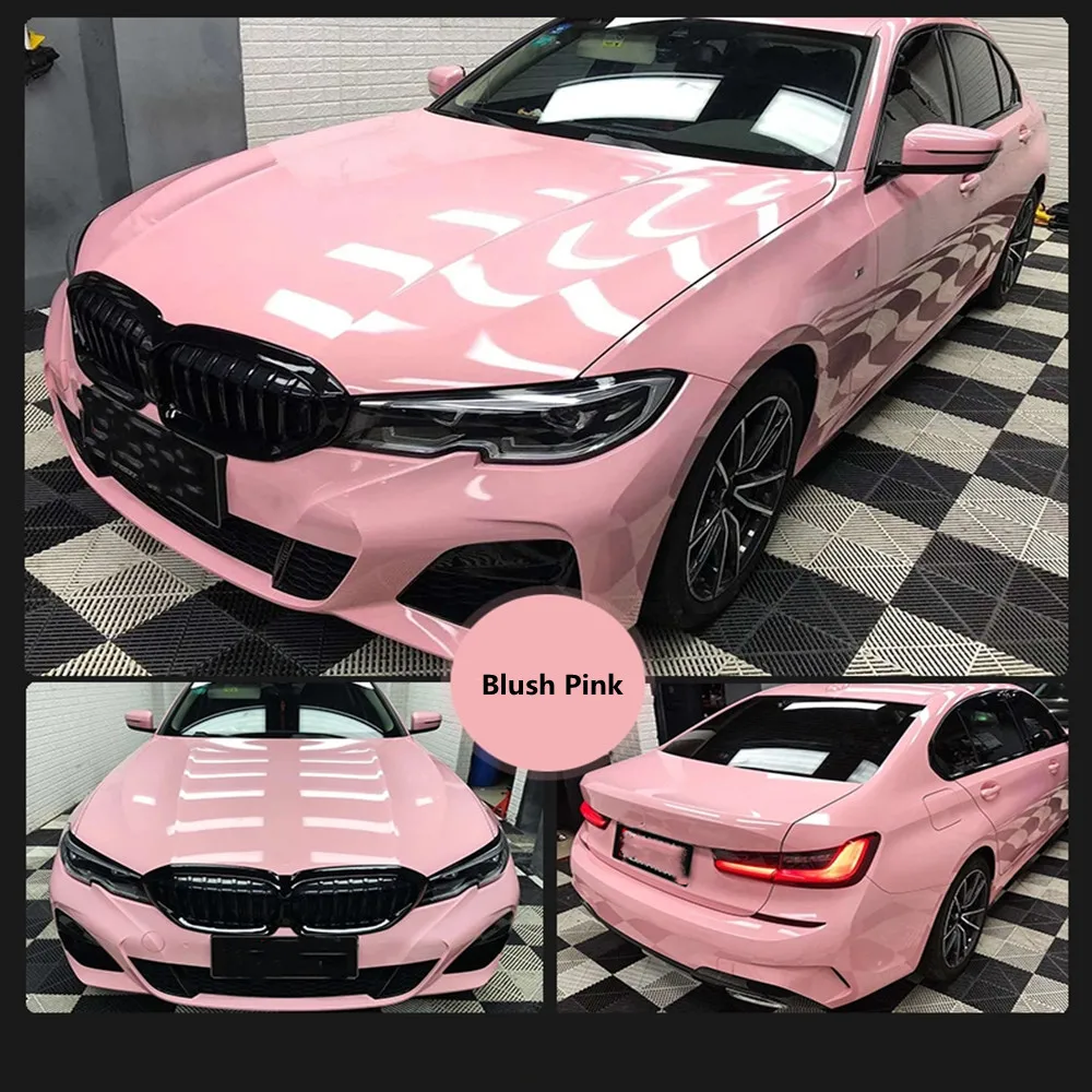 HOHOFILM Ultra Gloss Series Rode Kleur Auto Beschermend Vinyl Hoogglans Auto Wrap Film Luchtvrije Bellen Kleur Veranderd