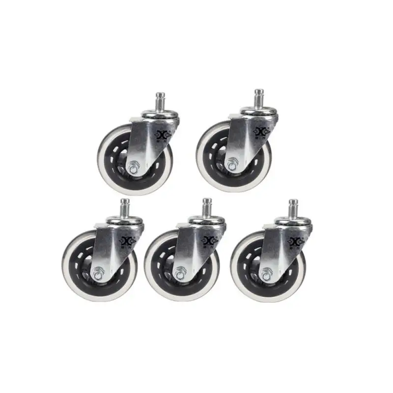 5 Pcs/lot 4-inch Pu Iron Line Circlip Galvanized Roller Skating Wheel Entertainment Equipment Scooter Twist