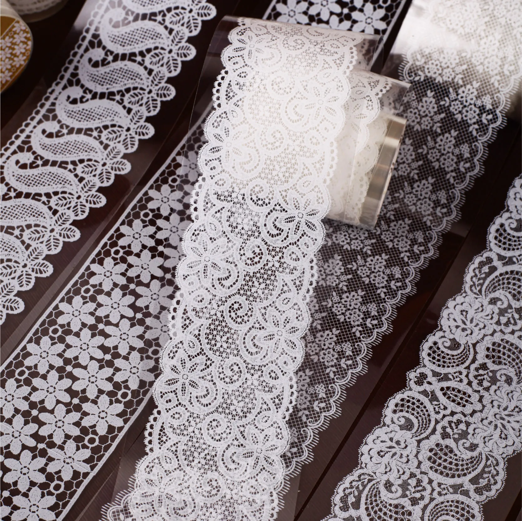 1pcs/1lot Decorative Adhesive Tapes Lace Dream Junk Journal DIY Paper Japanese Masking Scrapbooking Stickers