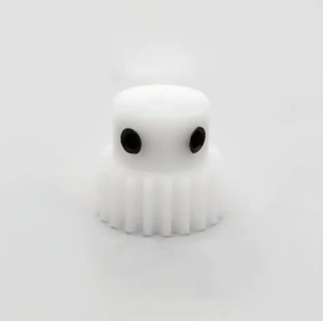 1pcs 1Mod 15T-40T White POM Spur Gear 1M Plastic Nylon Transmission Motor Gear With Step Bore 4 5 6 7 8 10mm - 16mm