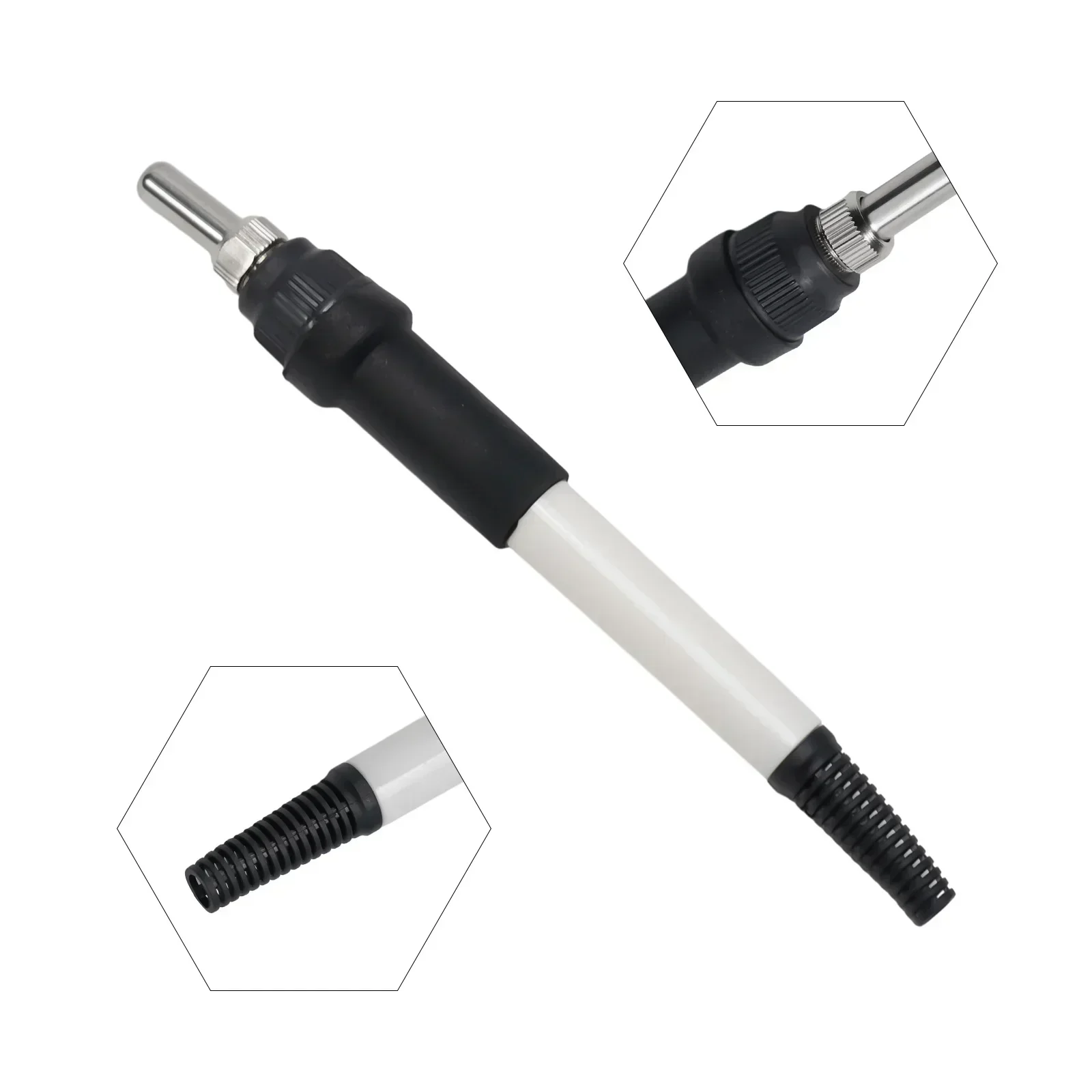 

Portable Practical High Quality T12 Shell Handle Lightweight Handle 1 Pcs DC24V 50Hz Parts Silicone + Metal Tools