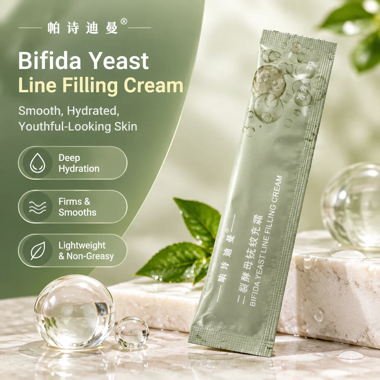 Bifida Yeast Line Filling Cream 24g Firming Anti-Wrinkle Smooth Skin 5