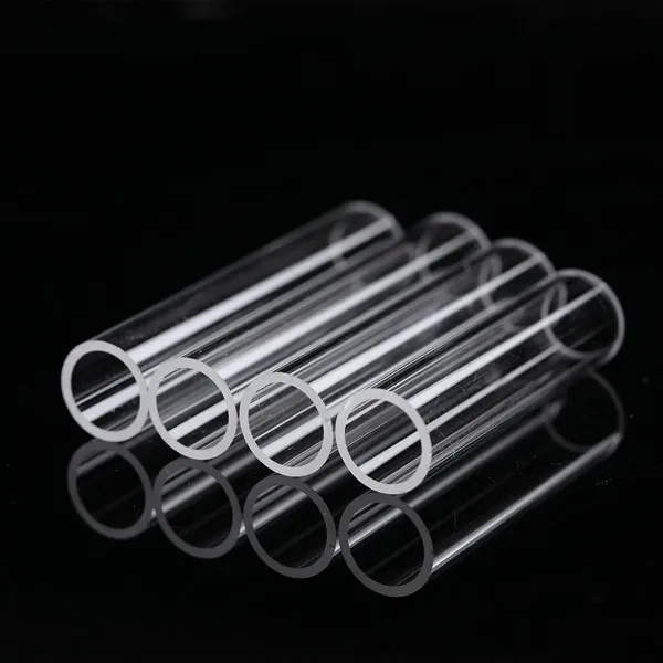 Heat Resistance Fused Silica Quartz Glass Test Tube for Lab or Industry