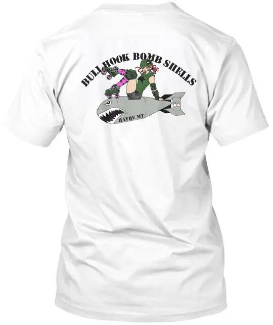 Bullhook Bombshells Roller Derby Tee T-Shirt Made in the USA Size S to 5XL