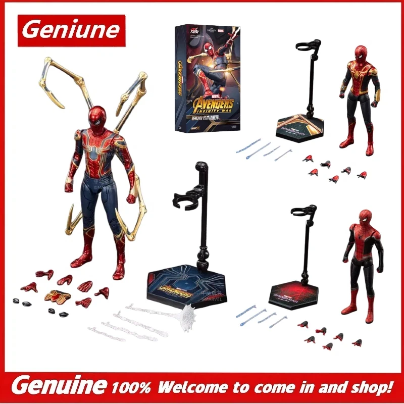 

В наличии: Коллекционная фигурка Marvel Iron Spider, 10-я юбилейная серия, подвижная, с аксессуарами, игрушка-подарок для мальчиков