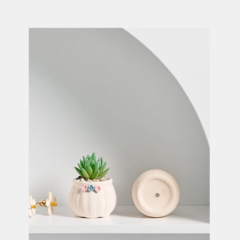 Succulent Ceramic Flower Pots Bulk Wholesale Home Decor Planters for Indoor Plants