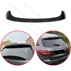 Car Rear Roof Wing Spoiler Glossy Black Or Carbon Fiber Look Body Kit For Mercedes-Benz C Class W205 Estate C180 C200 C260