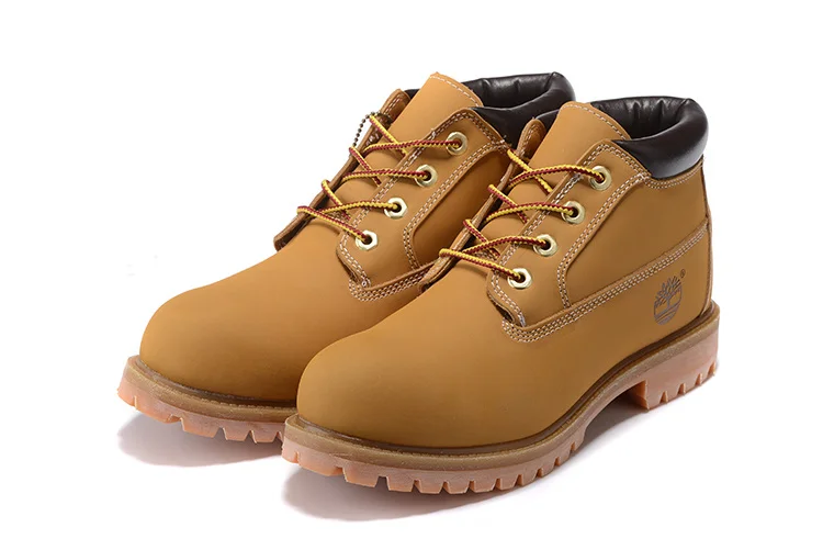 TIMBERLAND Men Women Classic 23065 Wheat Spring Yellow Ankle Boots Leather Outdoor Hiking Shoes Oversea Simple Version Eur36-46