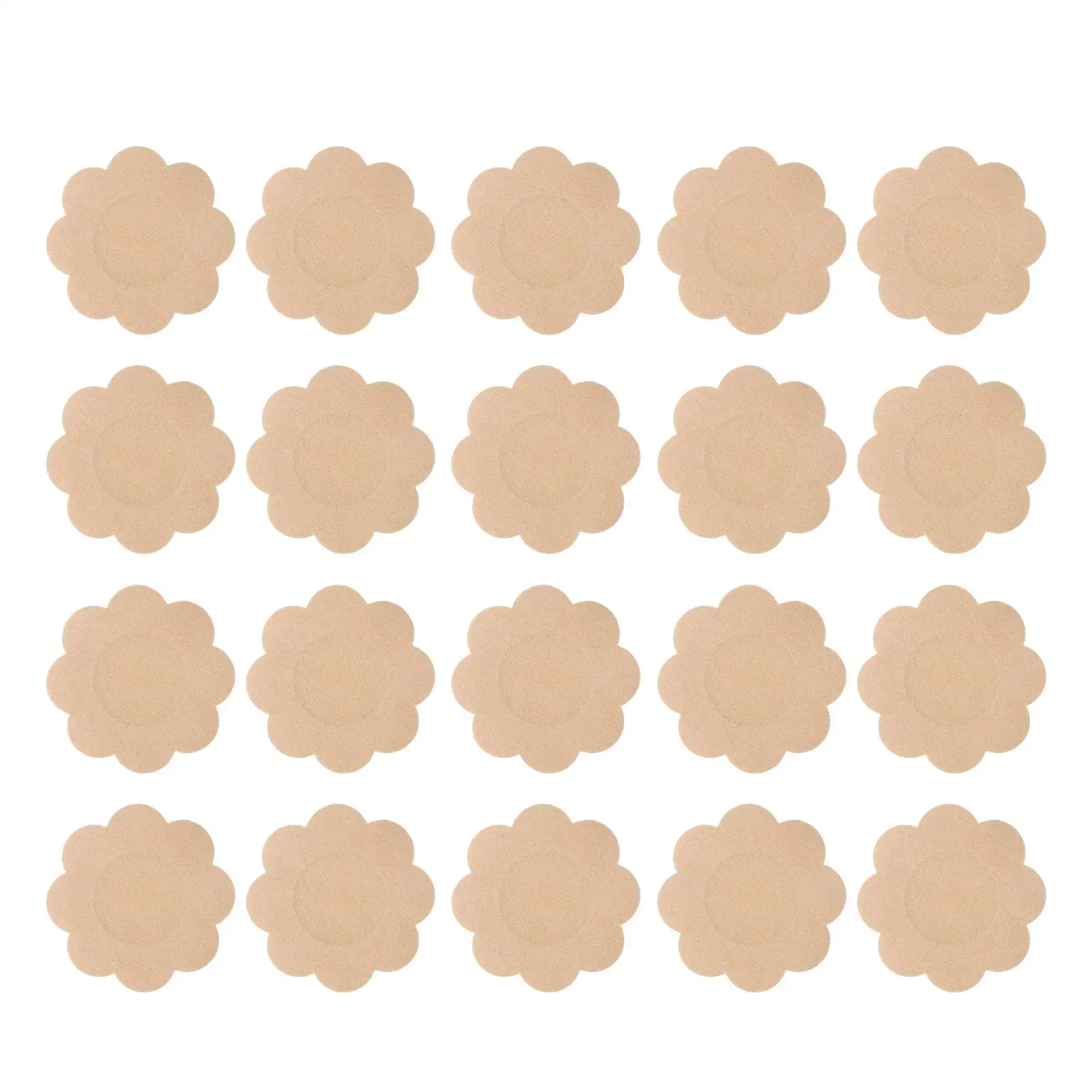 

Disposable Nipple Covers 20pcs Adhesive Breast Pasties Thin Breathable Stickers for women Men