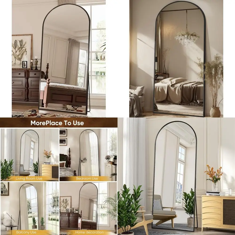 Übergroßer Stand-Bodenspiegel 71 x 28 – freistehender Ganzkörperspiegel für Schlafzimmer und Wohnräume