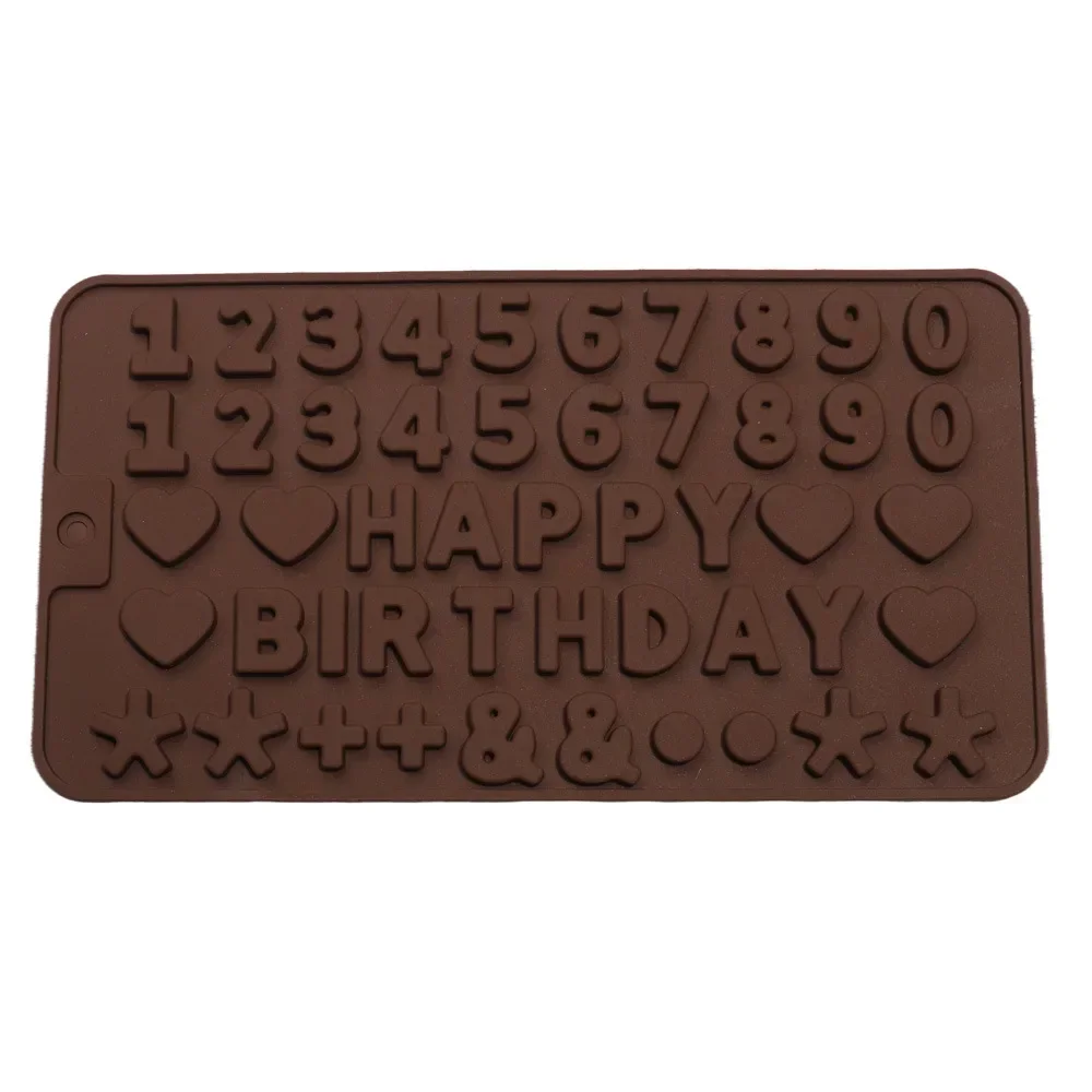 Alphabet Silicone Molds Pastry Home Number Reposteria Baking Mold Accessories Supplies Confectionery Chocolate Bakeware Kitchen