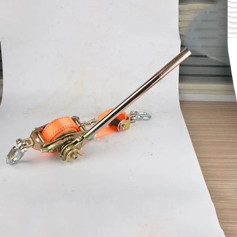 Portable 2T Japanese Wire Tightener, Ribbon Ratchet Wire Tightener, High Carbon Steel Three Hook Wire Tightening High Strength