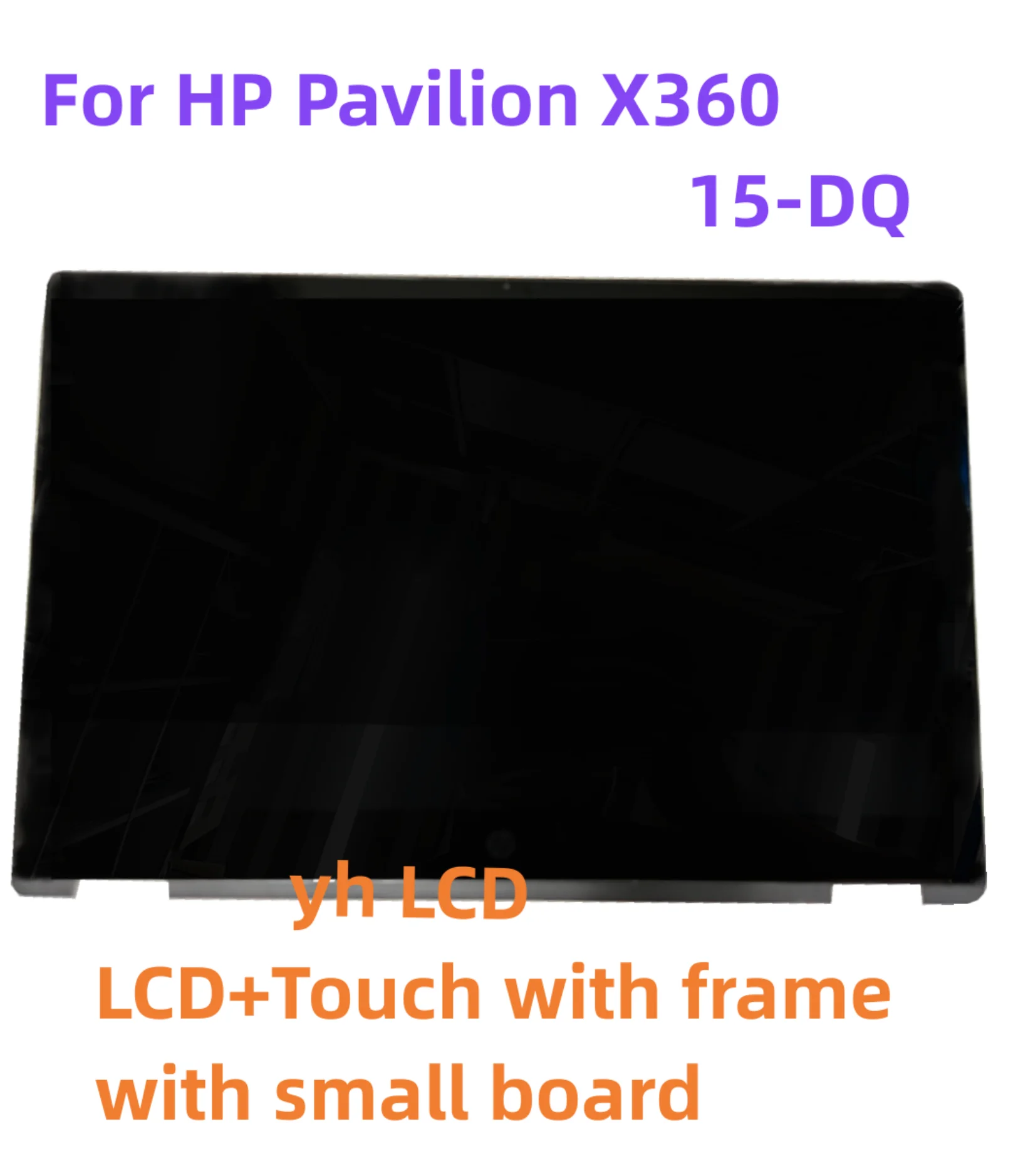 15.6'' LCD Display Panel Touch Screen Glass Digitizer Assembly Frame for HP Pavilion X360 15-dq 15-dq0006nf 15-DQ0095NR Series