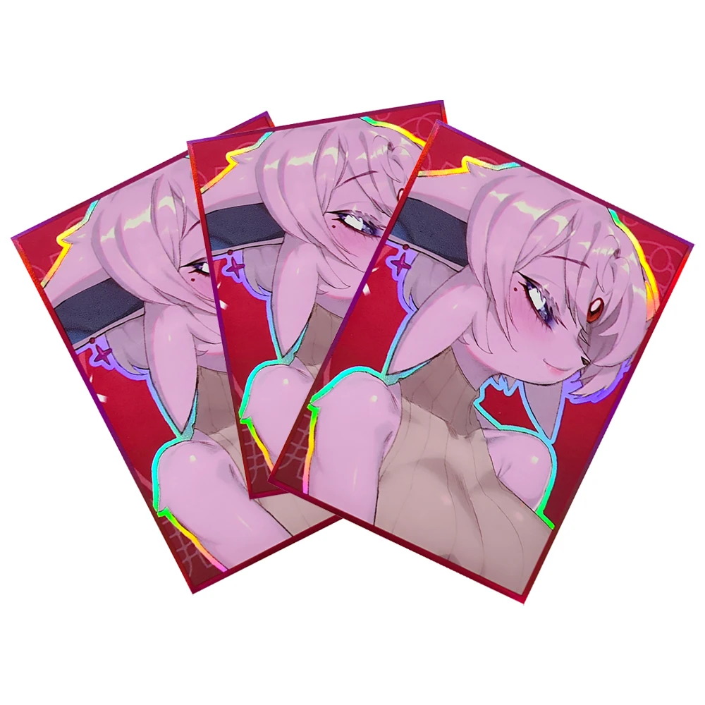 50PCS 66X91mm Anime Card Sleeves Card Protector for PTCG Board Game Trading Card Cover for Standard Size Card