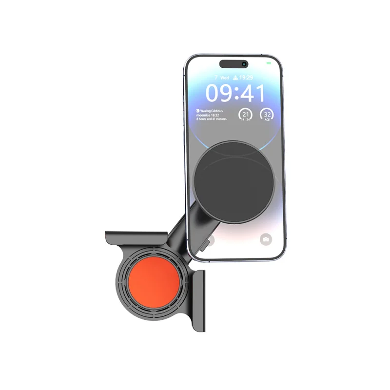 360 Rotatable Magnetic Car Phone Holder Secure Grip Anti Shake Car Central Screen Monitor Mount Corner Holder