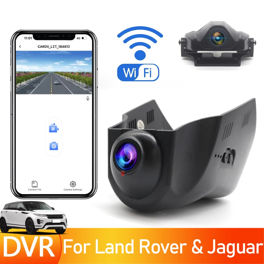 

Скрытый видеорегистратор 4K для Jaguar XJ XJL E-PACE 2018-2021 для Range Rover velar 2018-2020 Plug and play, специальный автомобильный видеорегистратор с Wi-Fi камерой