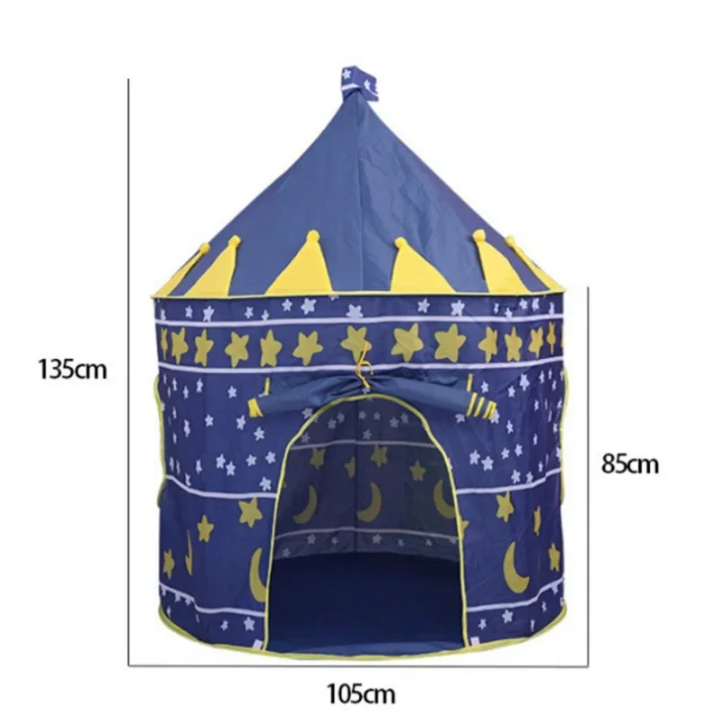 Tentes pliantes pour nourrissons et tout-petits, château Portable pour enfants, maison de jeu rose et bleue, jouets de Camping, cadeaux d'anniversaire et de noël en plein air, décor de chambre
