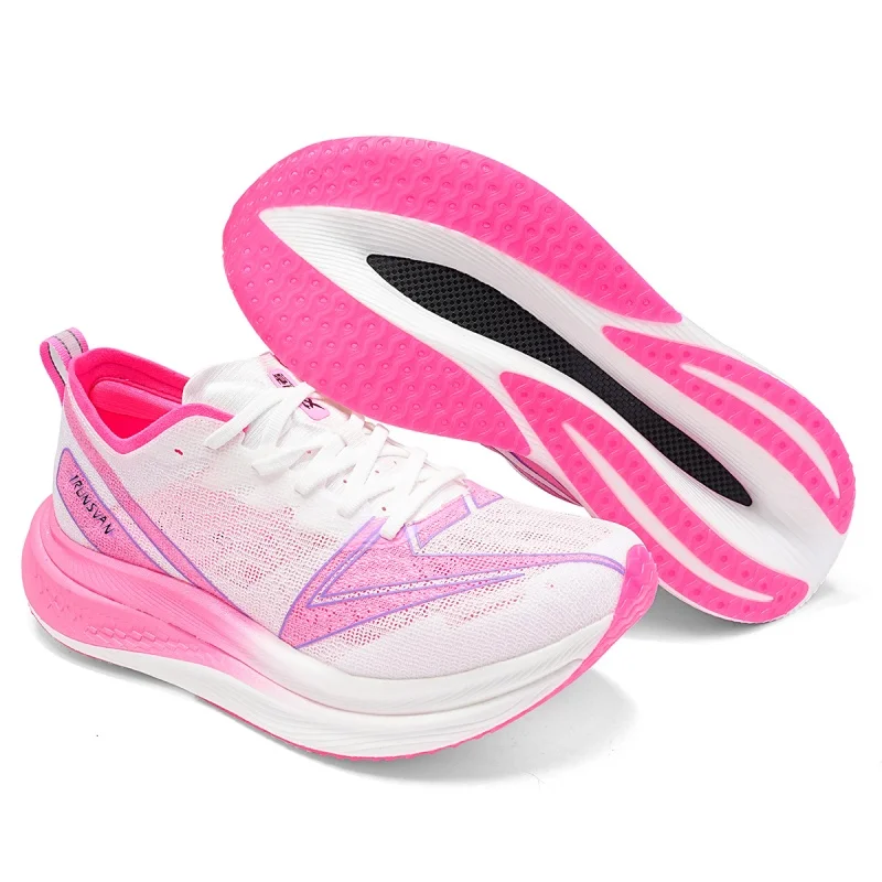 IRUNSVAN Carbon Plate Running Shoes Unisex Gradient Marathon Racing Lightweight Training Shoes Shock-Absorbing Sports Shoes 093