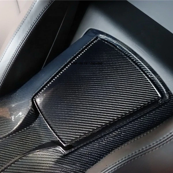 Trade Assurance Full Carbon Fiber Interior Trim Fit For 2011-2017 Aventador LP700 Central Storage Box Panel Cover