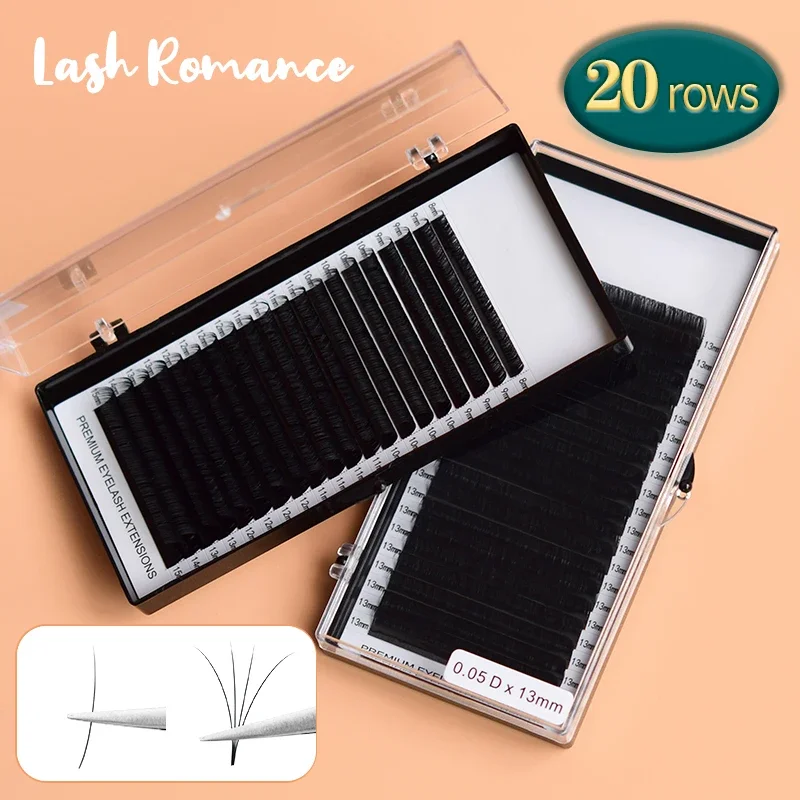 20 Rows High Density Eyelashes Extensions Tools Women Make Up Products High Quality Suitable For New User