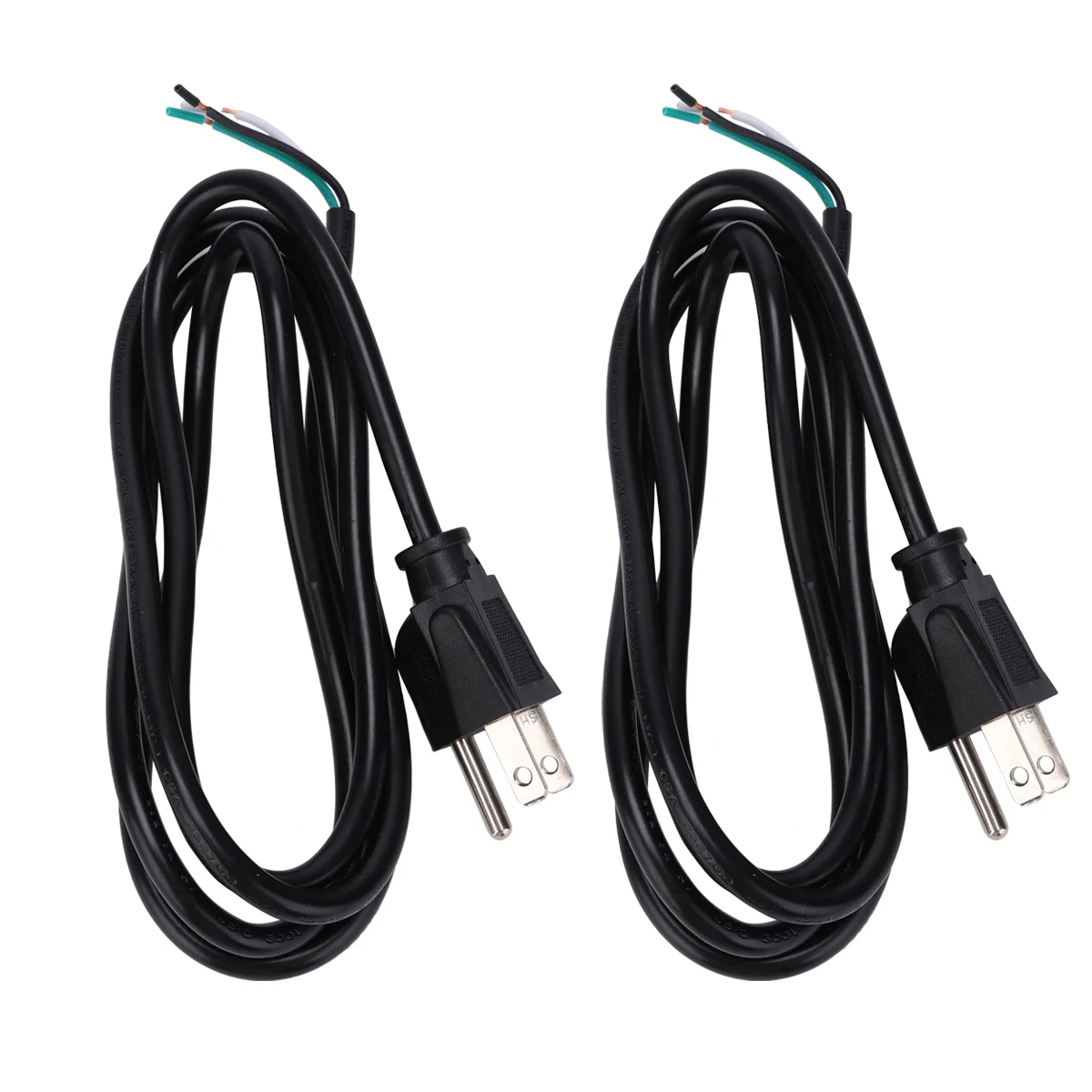 

2Pcs 3-Prong Power Cable Universal Computer Display Connection Pc Monitor Printer Welding Machine Power Cord Safety Certified