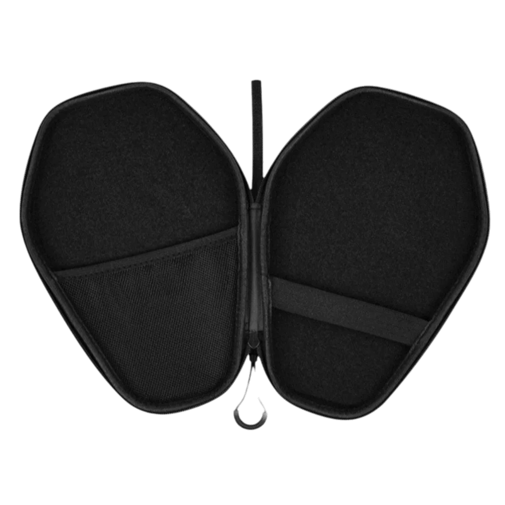 EVA Table Tennis Racket Case Shock Absorbing Scratch Resistant Racket Carrying Bag Elastic Strap Lightweight Protective Cover