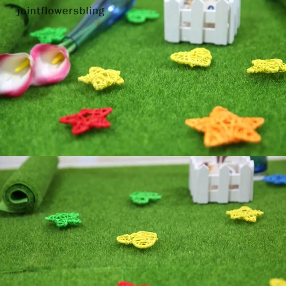 قابل للغسل العشب الأخضر حصيرة العشب الأخضر DIY المشهد الصغير المروج الاصطناعية السجاد محاكاة حديقة الطحلب #3