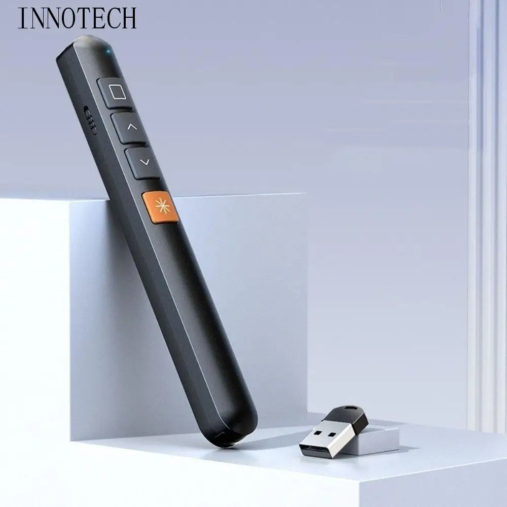 2.4 جيجا هرتز عرض لاسلكي الفرس Hyperlink الأشعة تحت الحمراء عن بعد PPT ليزر الوجه القلم الضوء الأحمر ABS مقدم تحكم عن بعد #1