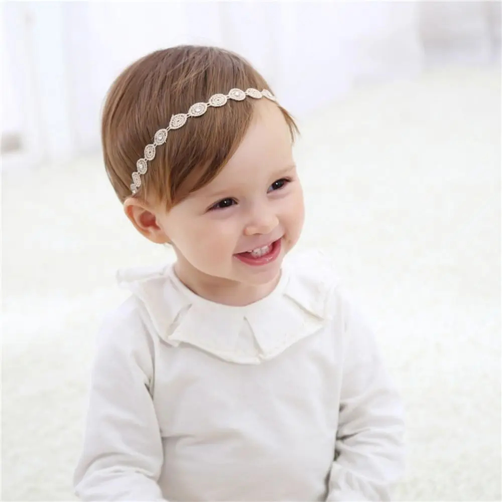 Macio bonito laço bandana coreano malha elástica turbante princesa guirlanda bebê bandana festa ao ar livre