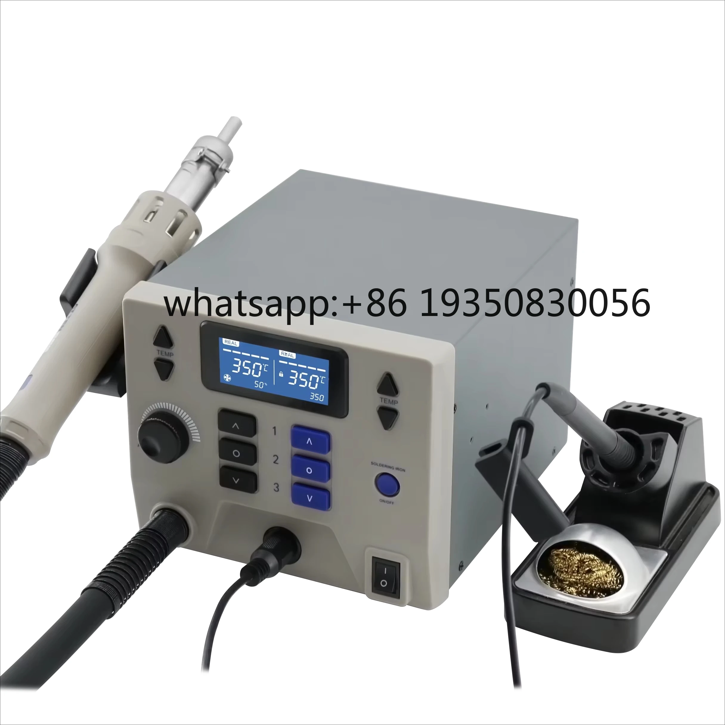 ATTEN ST-862D Update Version ST-8602D 1300W 2 in 1 Digital Rework Station Hot Air  90W Soldering Iron 110/220V