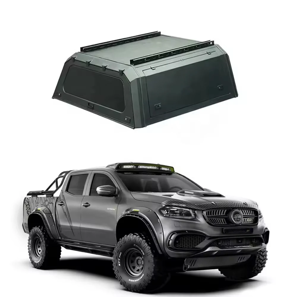 

Hard Type Aluminum Alloy Topper Camper Pickup Tonneau Cover 4x4 Pickup Truck Canopy For X-class