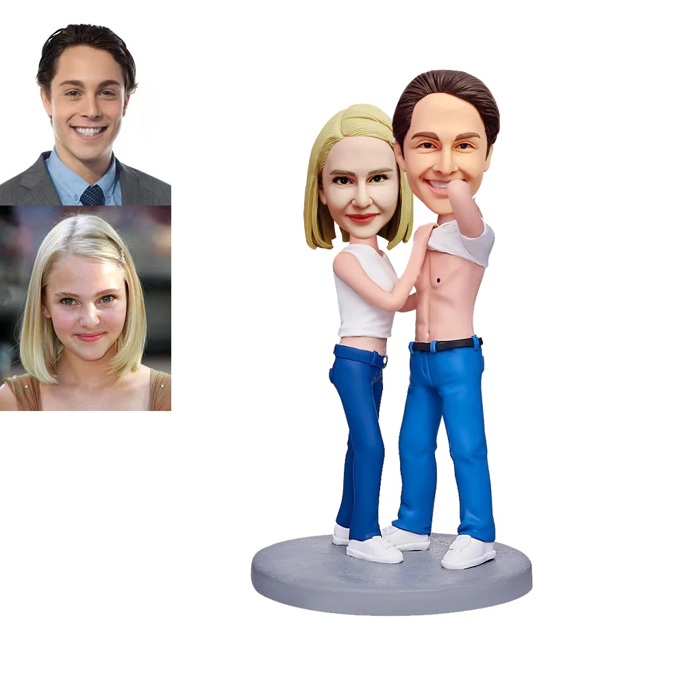 Custom Bobblehead Couple Wedding Dolls, Best Custom Topper Cake Bobblehead,best Custom Bobblehead Based On Your Photos