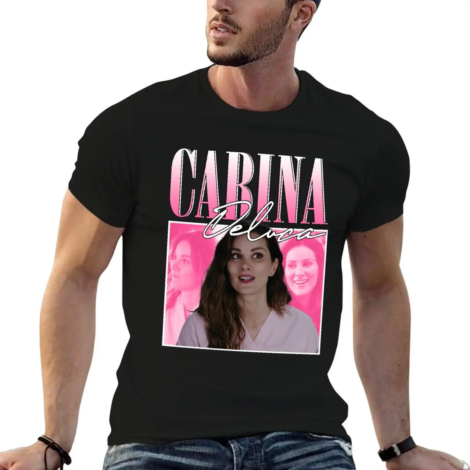 Carina DeLuca 90’s Vintage T-Shirt Heavy Duty Casual Work Tee