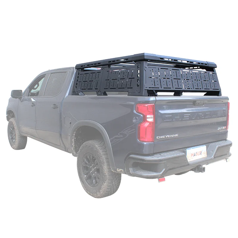 

Chevrolet Silverado truck adjust bed rack multifunctional made of steel truck bed rack