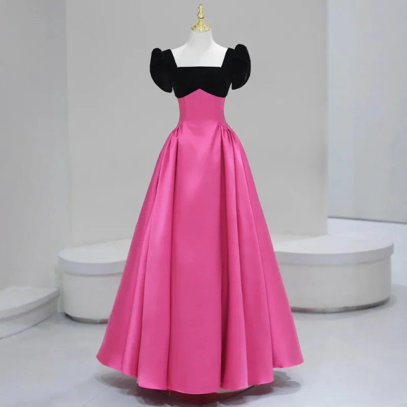 vestido-de-noche-estilo-princesa-vestido-de-compromiso-de-novia-francesa-retro-disfraz-de-actuacion-vocal-de-examen-de-arte-de-presentador-de-fiesta-anual-de-alta-gama