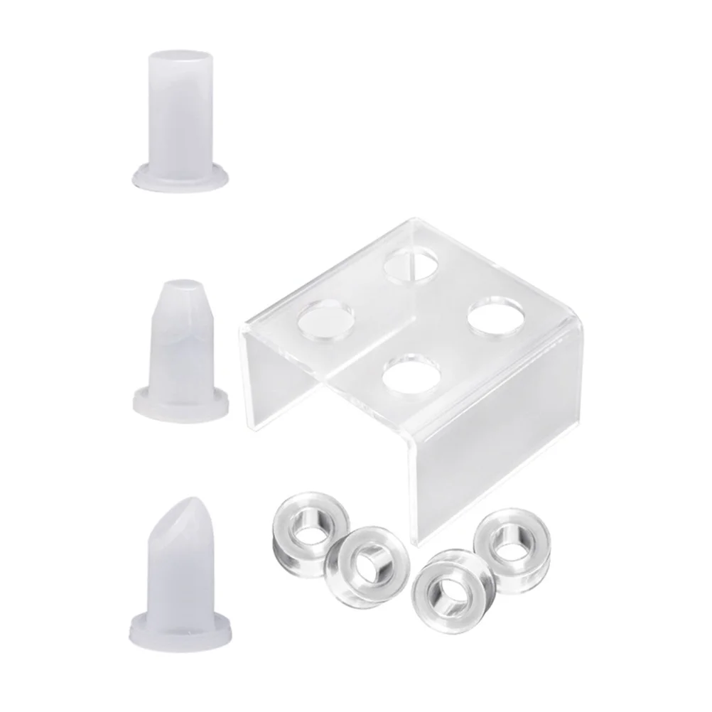 

9Pcs DIY Lipstick Mold Epoxy Silicone Storage Box Flexible Resin Molds Easy Clean Portable Organizer for Desktop Decoration