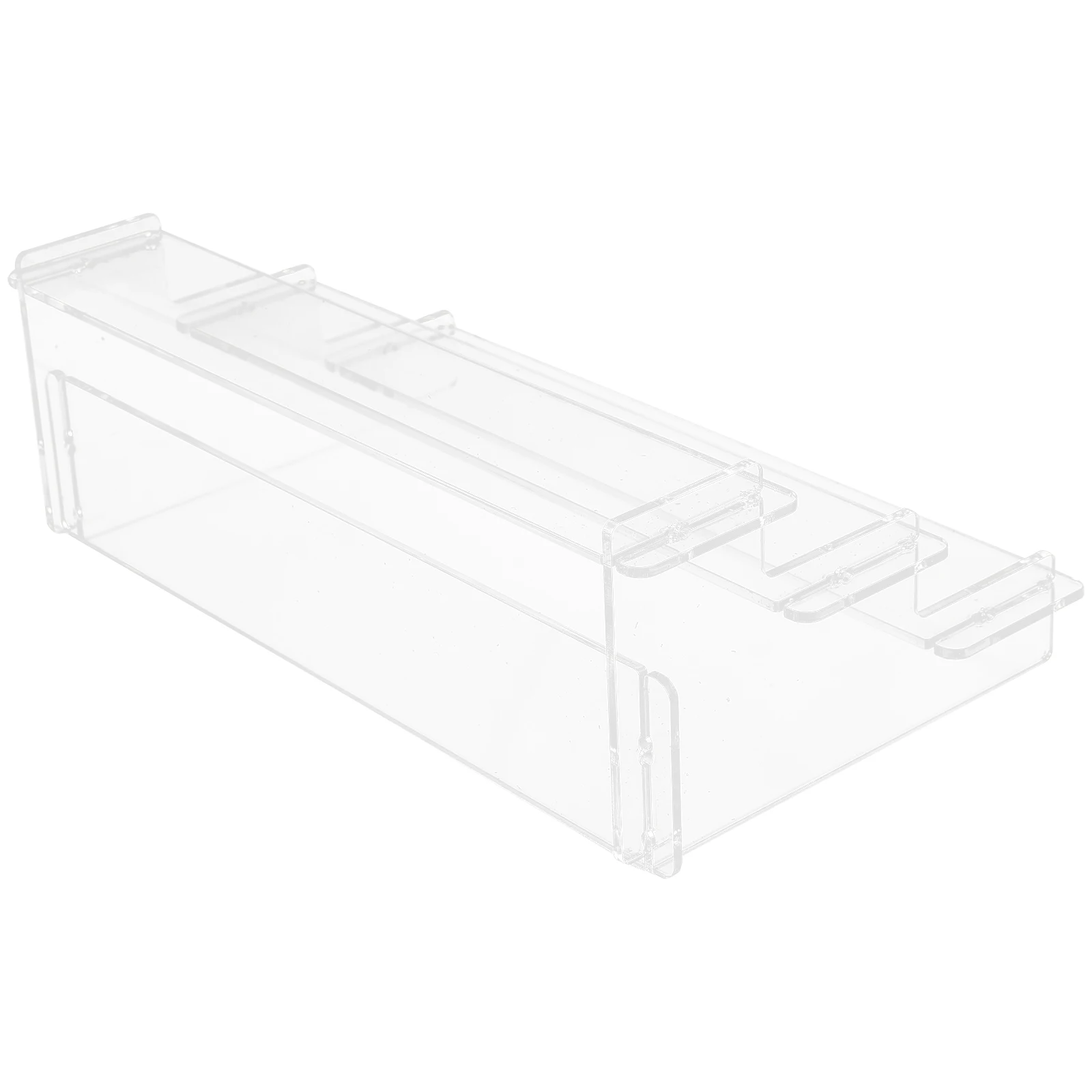

Acrylic Display Stand 25cm Clear Transparent Stair Rack for Jewelry Figurine Storage Organizer Perfume Shelf