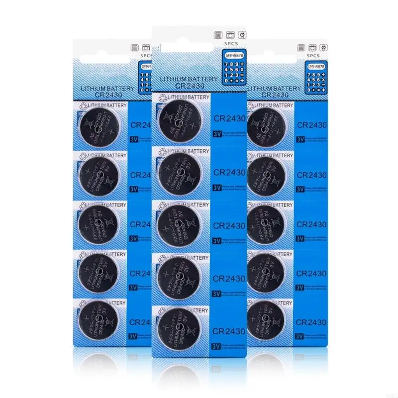 62KA CR2430 3V литий -ячейки для портативных батарей с высокой производительностью электроники