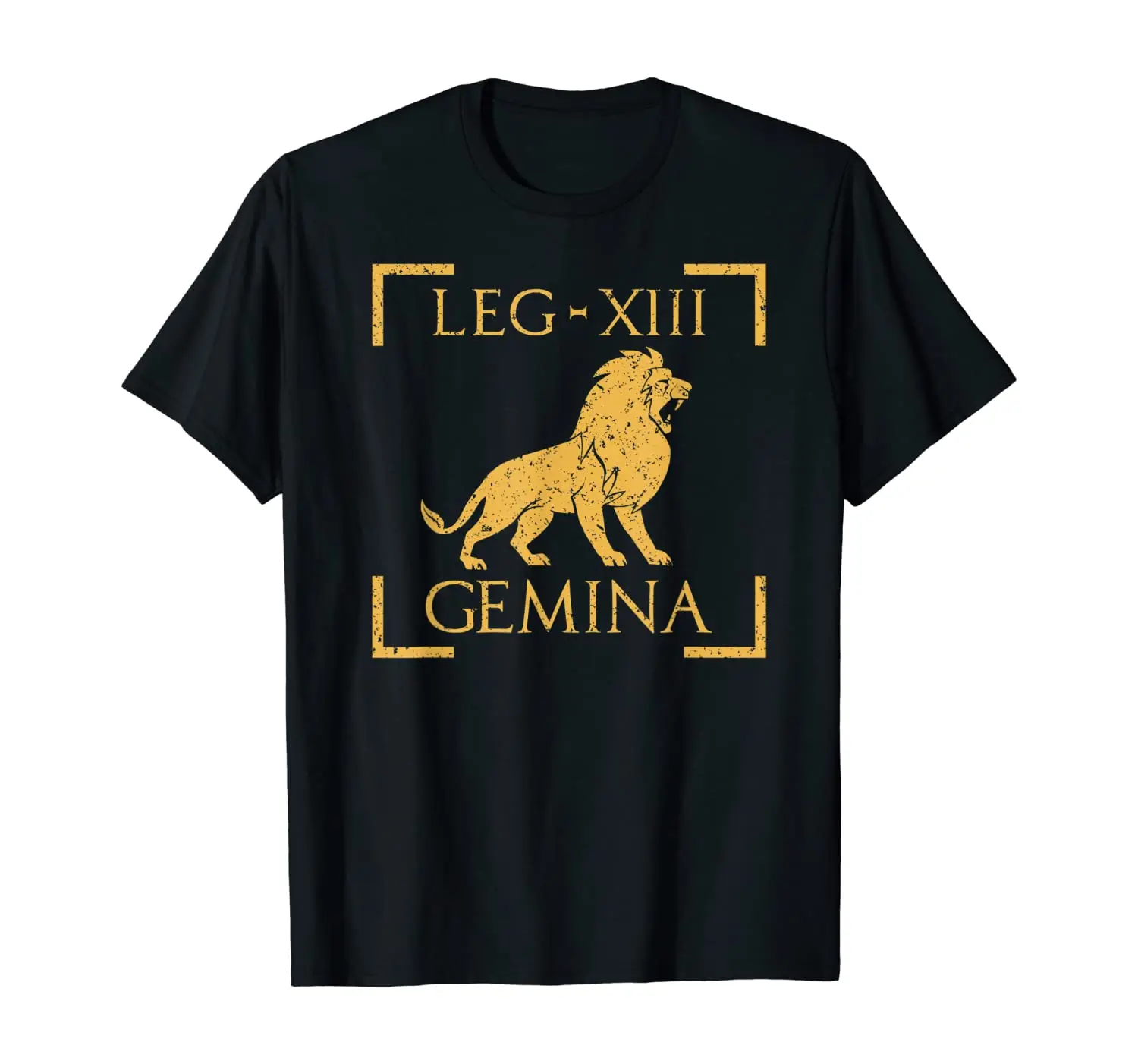 Legio XIII Gemina Lion Emblem Roman Legion T-Shirt. Summer Cotton Short Sleeve O-Neck Mens T Shirt New S-3XL