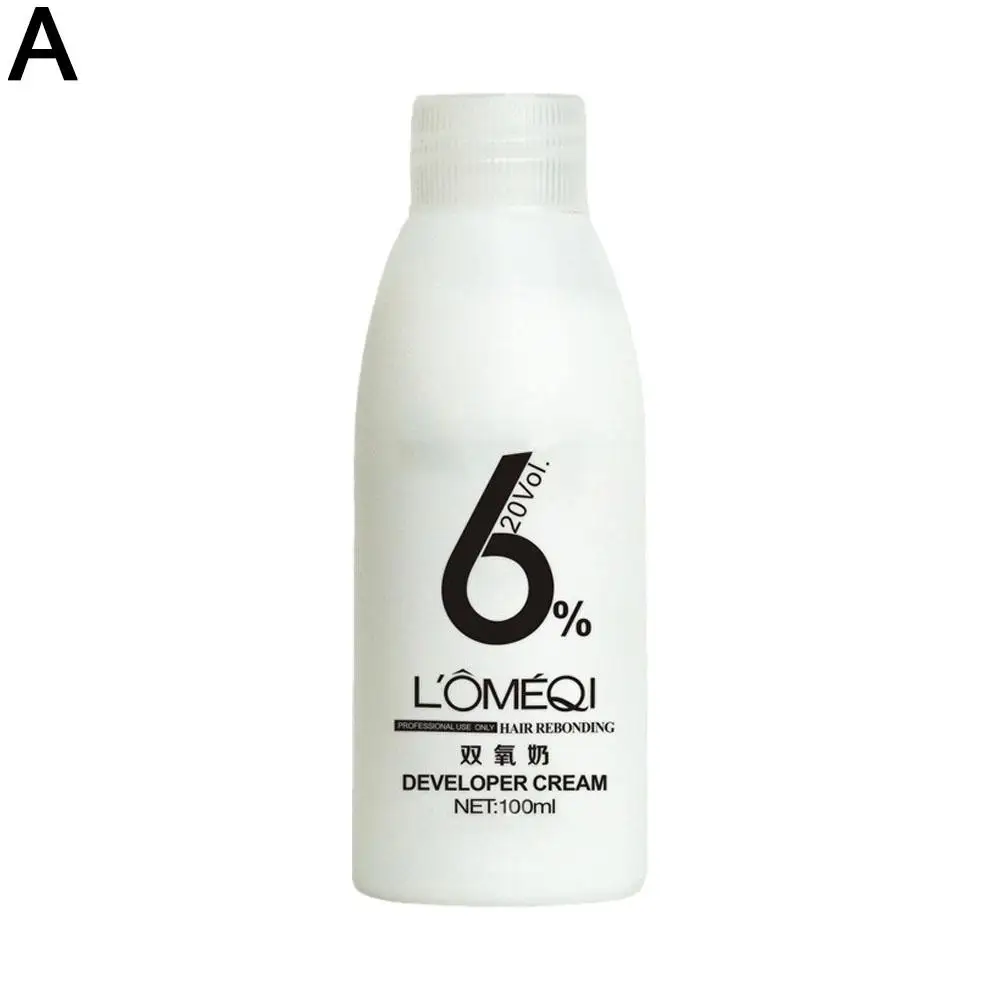 100ml peróxido de hidrogênio tintura de cabelo 20% 30% 40 & h2o2 creme de cabelo branqueamento de cabelo danificado cuidados com o cabelo agente de coloração produto r y6a0