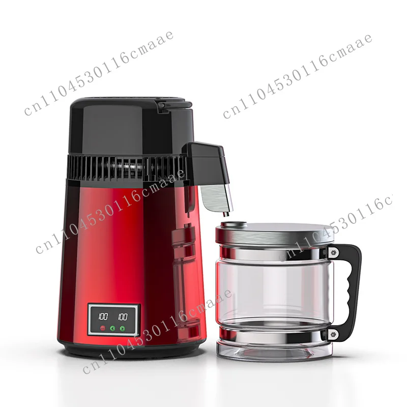 

Water Distiller w/ Glass Container;750W,1.1Gal/4L Capacity;Distill Water up to 0.26Gal/1L per Hour and About 6Gal/23L per Day(Du